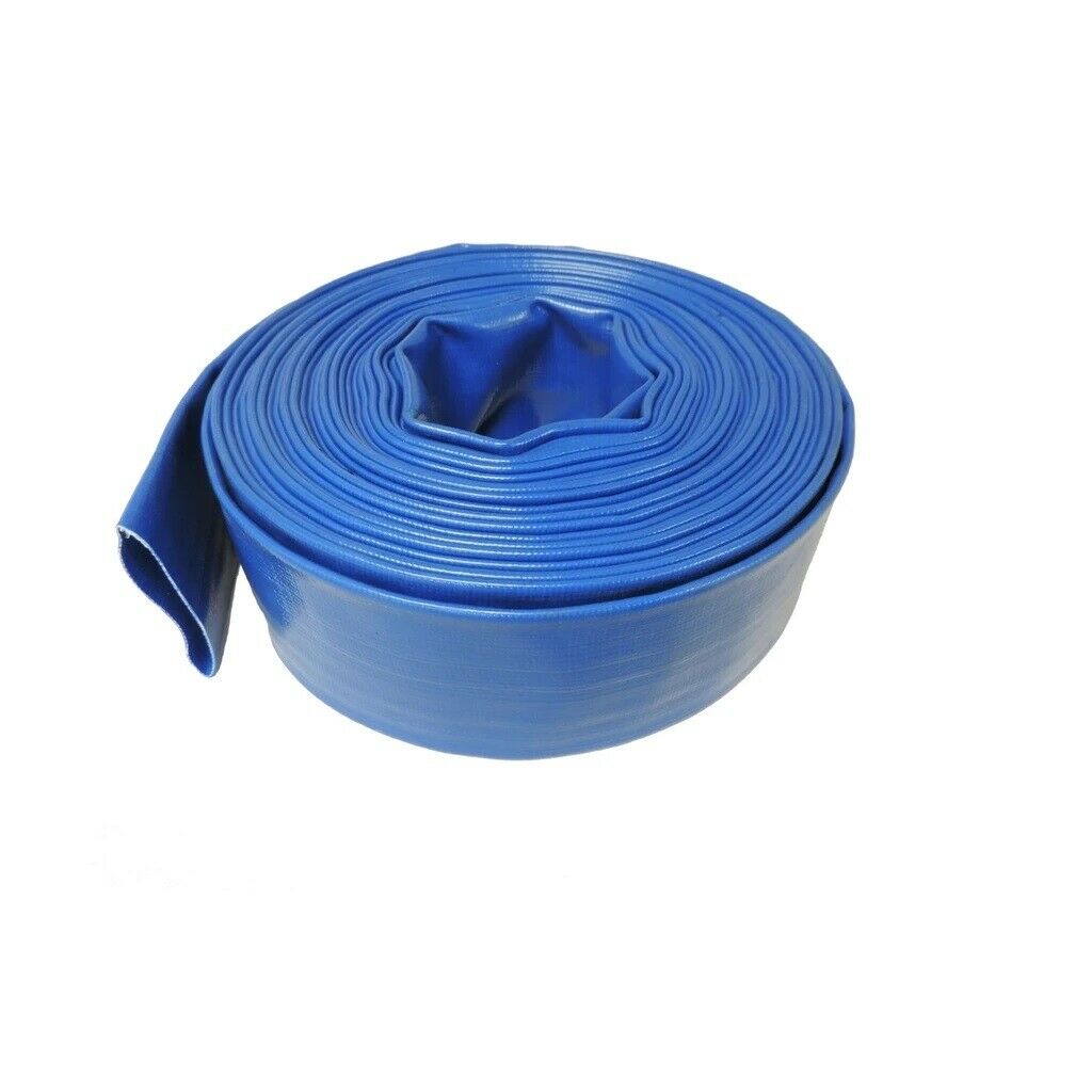 HOSE - 4" (100mm) PVC LAYFLAT HOSE - 25 meter Part No.: QWLF10025 Code 1