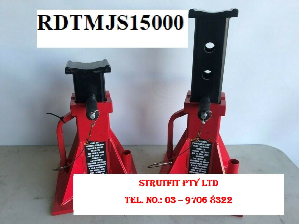 JACK STANDS, Heavy Duty 15000 kg x 2, TRUCK AXLE STANDS Part No.: RDTMJS15000