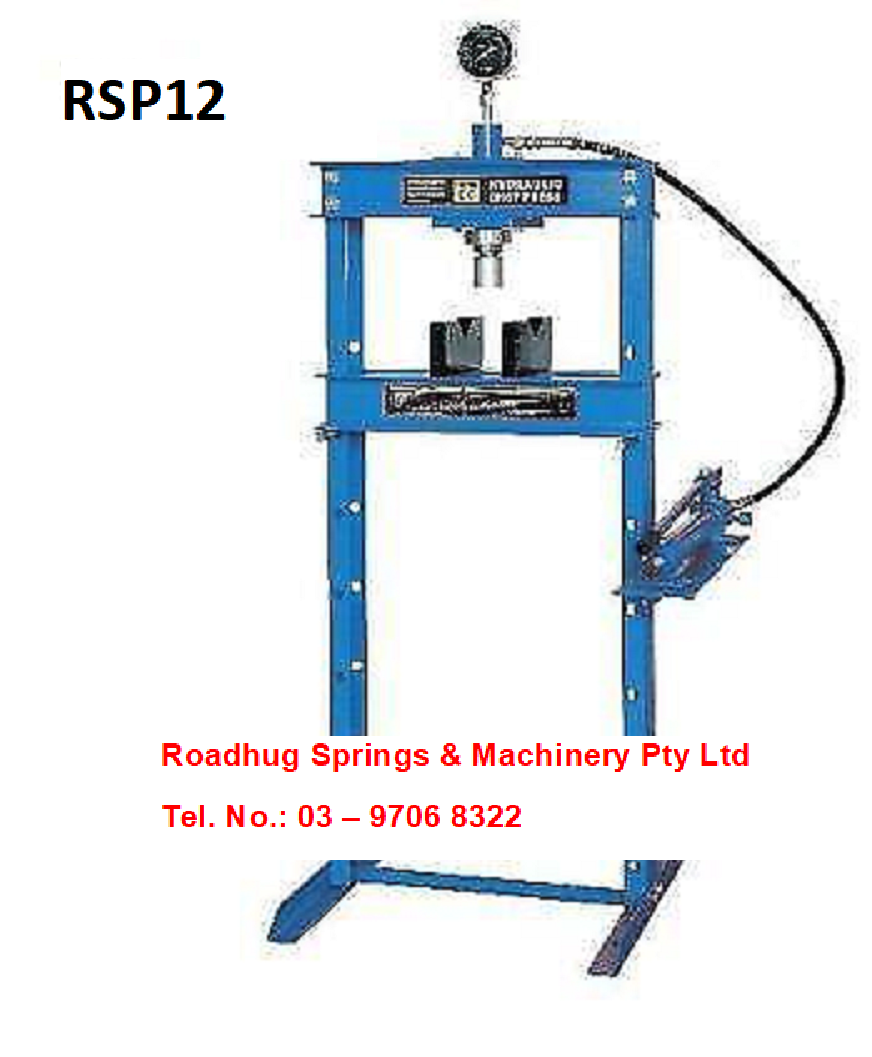 PRESS – Shop press 12 ton hyd. Ram stroke 150 cm Part No.: RSP12 Code 10