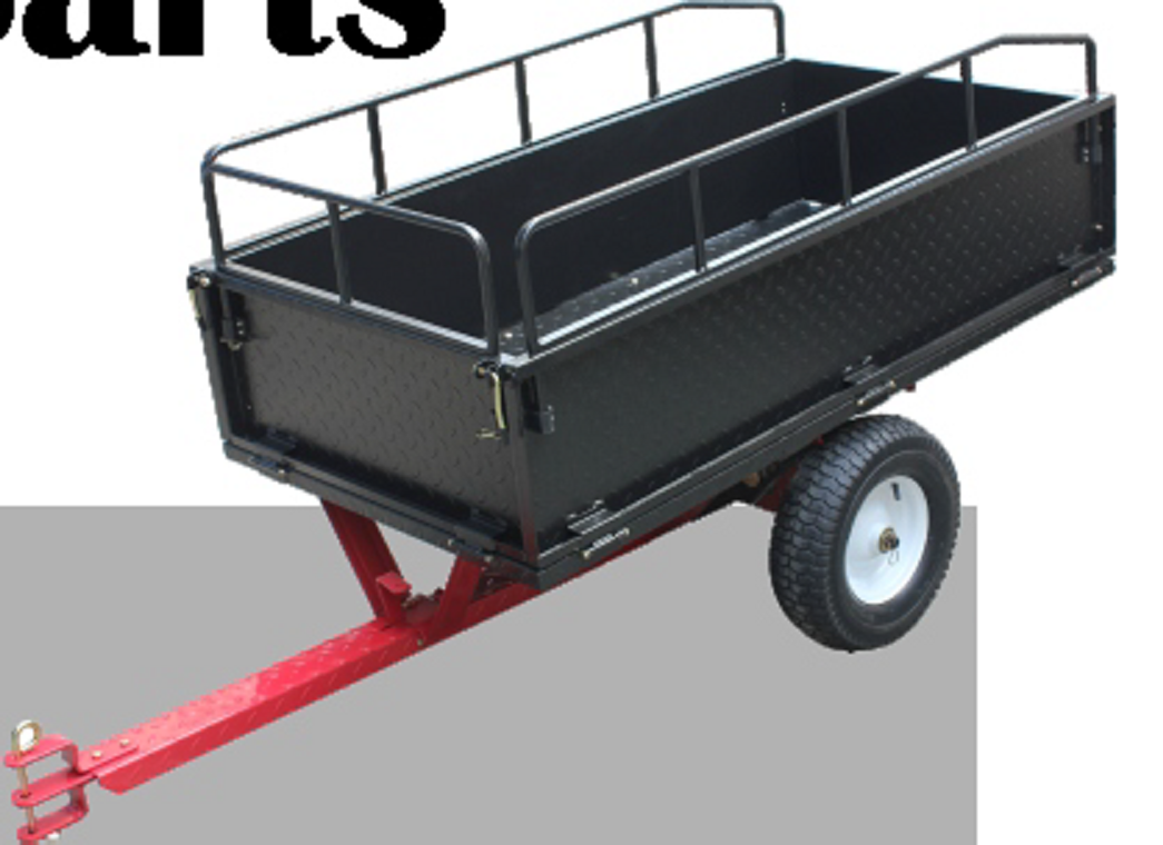 CART – Steel dump cart / Garden cart / Tipper trailer 545 kg Part No.: VP8475 Code No. 1