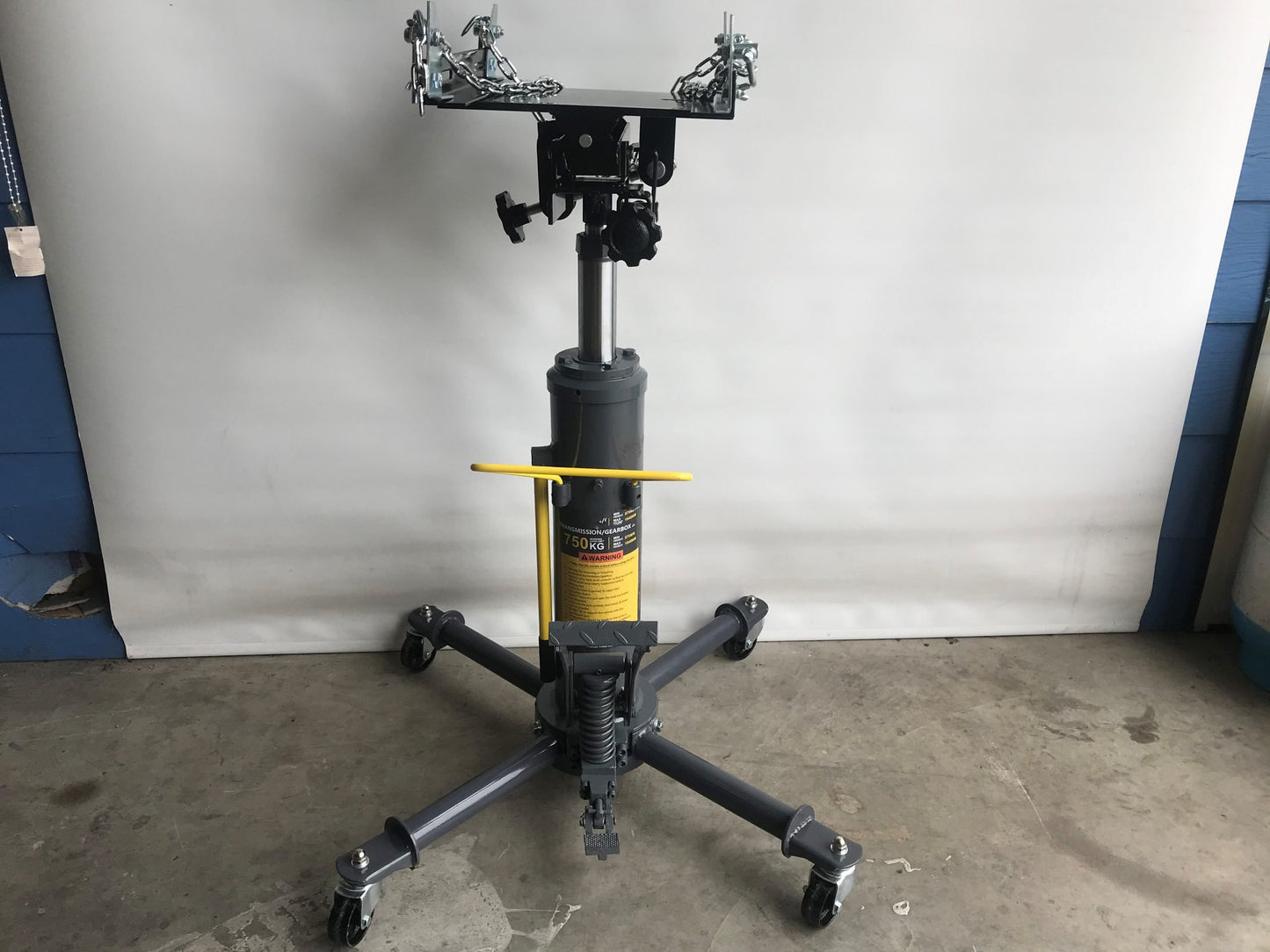 TRANSMISSION/GEARBOX JACK, Hoist, 4 way adj. head 750 kgs Part No.: RTJ750 Code 10