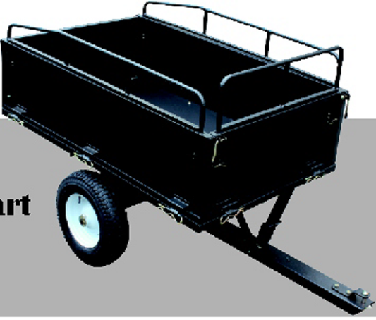 DUMP CART 450kg capacity 14 cu. ft, Part No.: VP8460 Cde No. 1