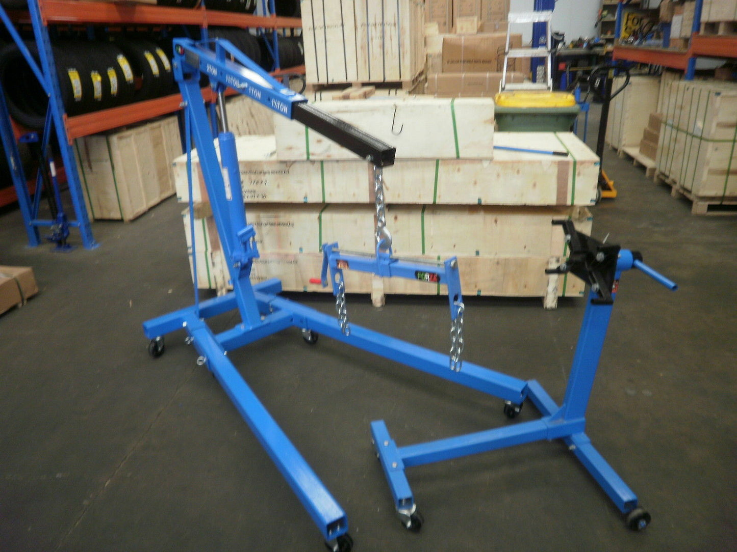 ENGINE CRANE 1800 kgs & 450 KG ENG STAND & LOAD LEVELLER Part No.: RCOMBO1 Code 10