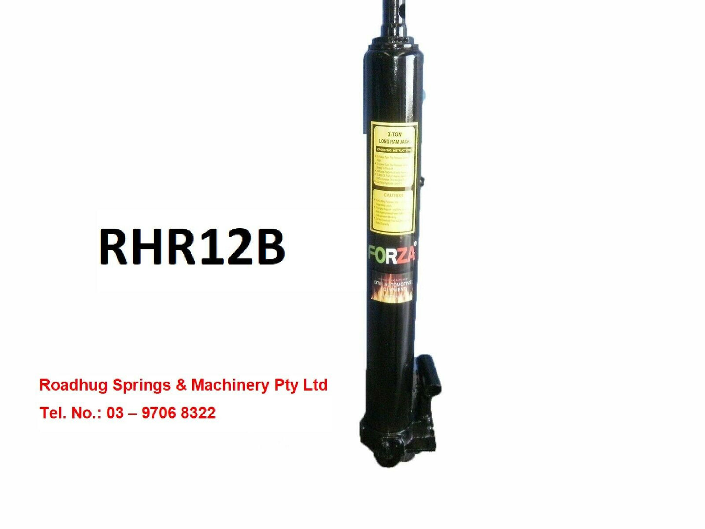 RAM - 12 T hyd. long ram jack suite crane lift hoist Part No.: RHR12B Code 10