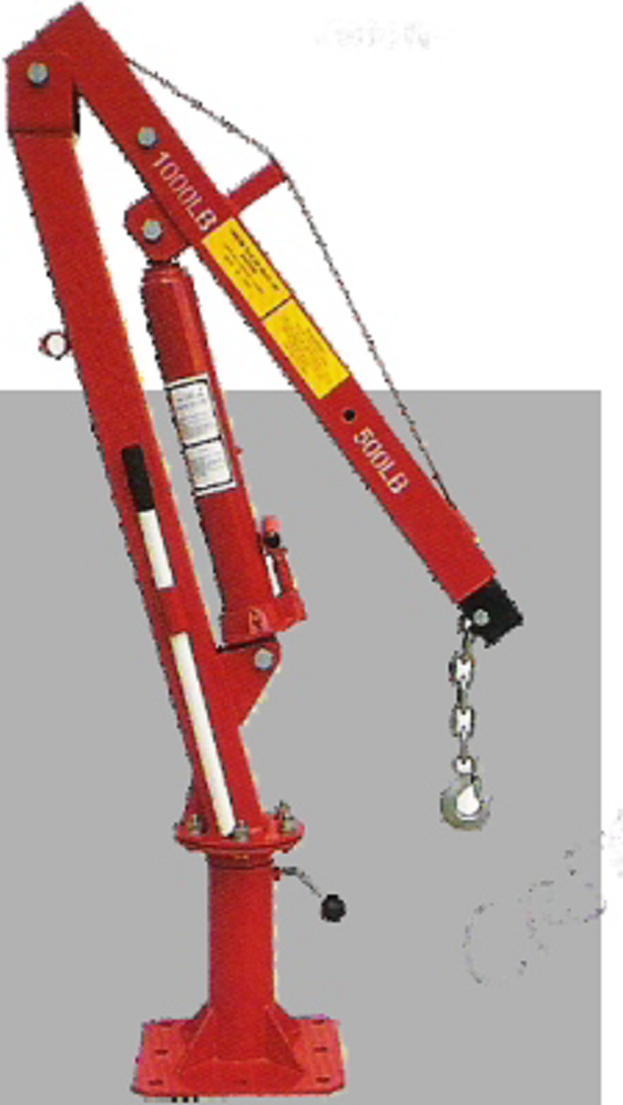 CRANE - Swivel Base Hydraulic Lifting crane 450 kgs Part No.: CRSC1Te Code No. 1