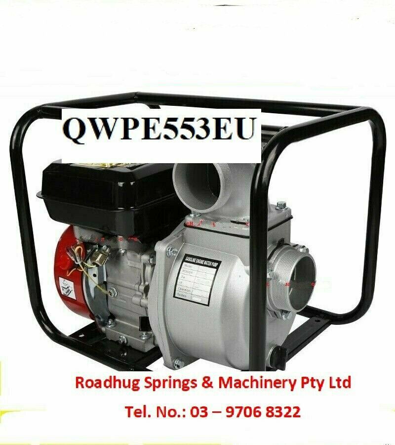 WATER TRANSFER PUMP 3” Petrol Part No.: QWPE553EU 80mm Suction+out Code 1