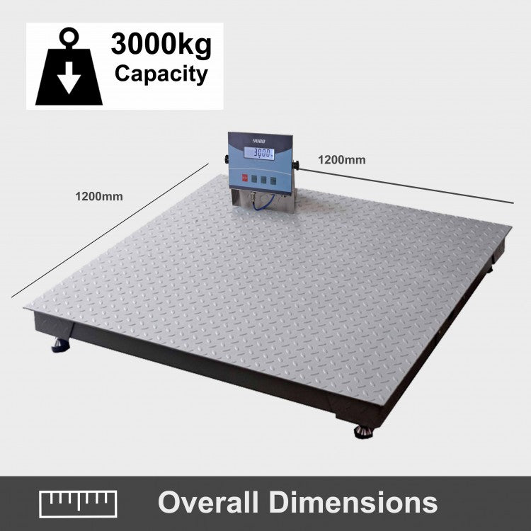 SCALES - 3 T Scales 1.2m x 1.2m Part No.: RSPF3T12IS Code 2