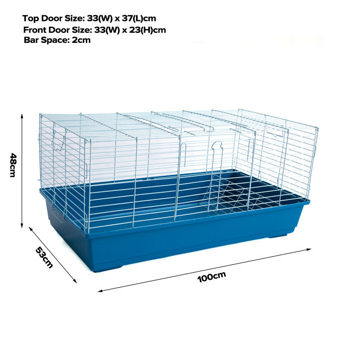 BUNNY HOTEL RABBIT GUINEA PIG CAGE with Big Tray 100 Part No. SP100 STRUTFIT