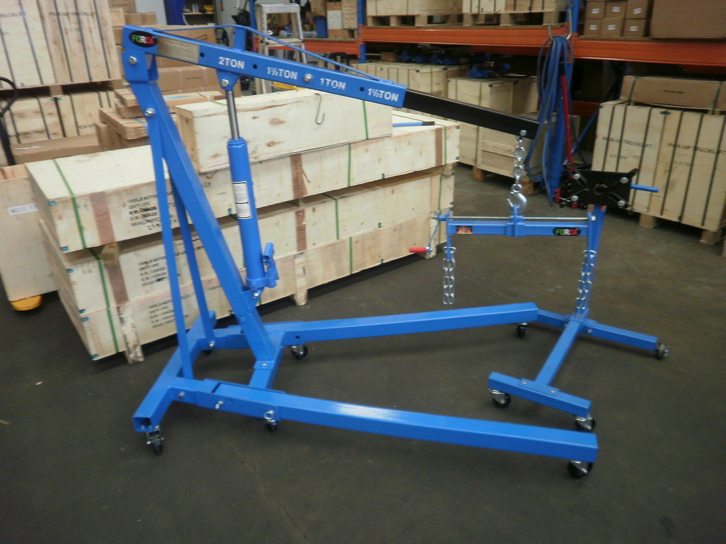 ENGINE CRANE 1800 kgs & 450 KG ENG STAND & LOAD LEVELLER Part No.: RCOMBO1 Code 10