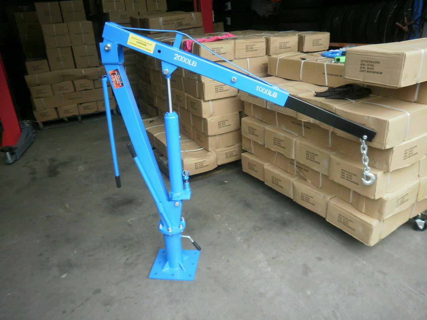 CRANE - Swivel Base 900 kg truck, ute, pickup Part No.: RUC5105D Code No. 10