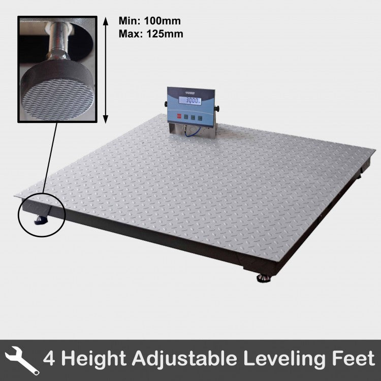 SCALES - 3 T Scales 1.2m x 1.2m Part No.: RSPF3T12IS Code 2