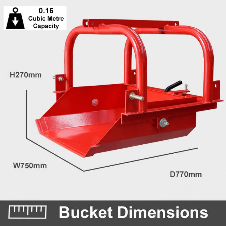 SCOOP BUCKET - 30" Reversible Scoop Bucket Part No.: RFISCOOP30 Code 2