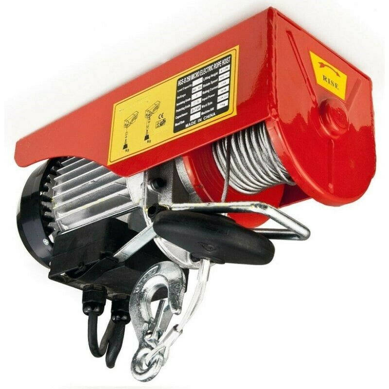 ELECTRIC WINCH HOIST 250/500kg  steel cable wire remote  Part No.: WHPA500 Code No.: 1