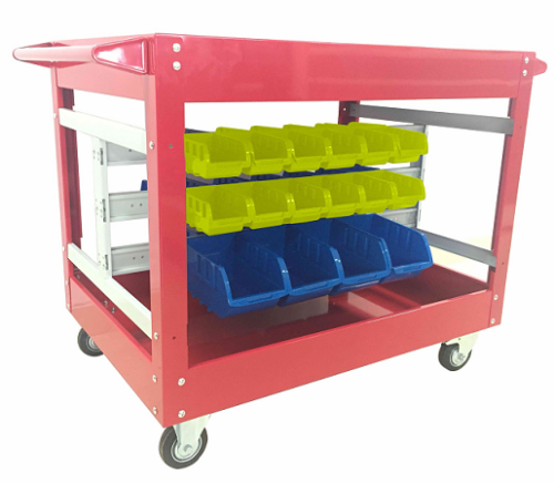 TROLLEY – Steel workshop trolley 32 bins Part No.: WH7016 Code 1