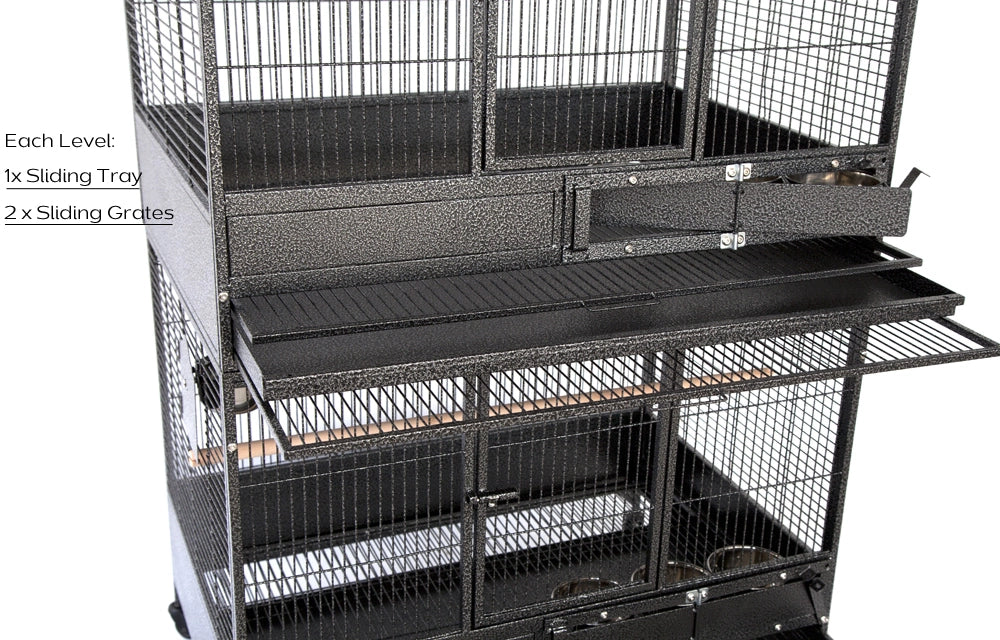 BIRD PARROT CAGE – Triple Stackers Breeding Cage Cockatoos Part No.: SJK25 Code 17