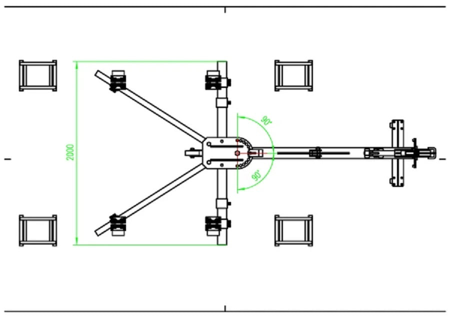 FRAME STRAIGHTENER – Portable Frame Straightener Machine Part No.: SRS700 Code 13