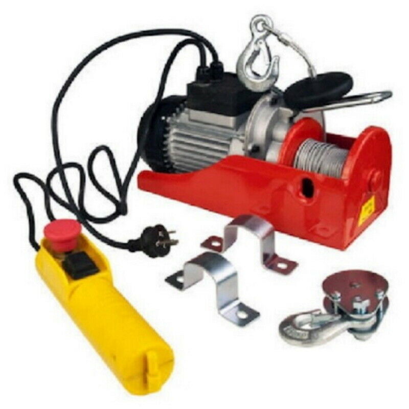 ELECTRIC WINCH HOIST 250/500kg  steel cable wire remote  Part No.: WHPA500 Code No.: 1