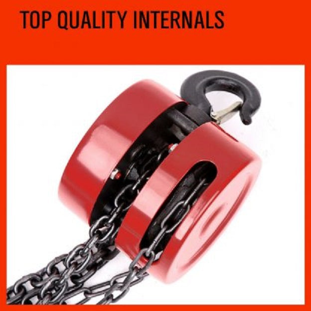 BLOCK & TACKLE CHAIN BLOCK Hoist 3 ton chain lift pulley tool Part No.: SBTCB3 Code No.: 19