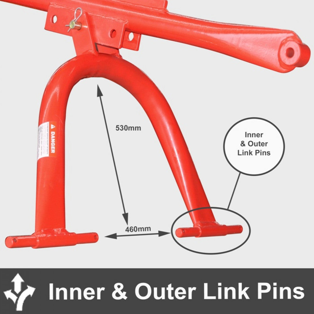 POST HOLE DIGGER & 14” Auger CAT1, 3PL for tractors 60HP Part No.: RPHD50-14 Code No. 2