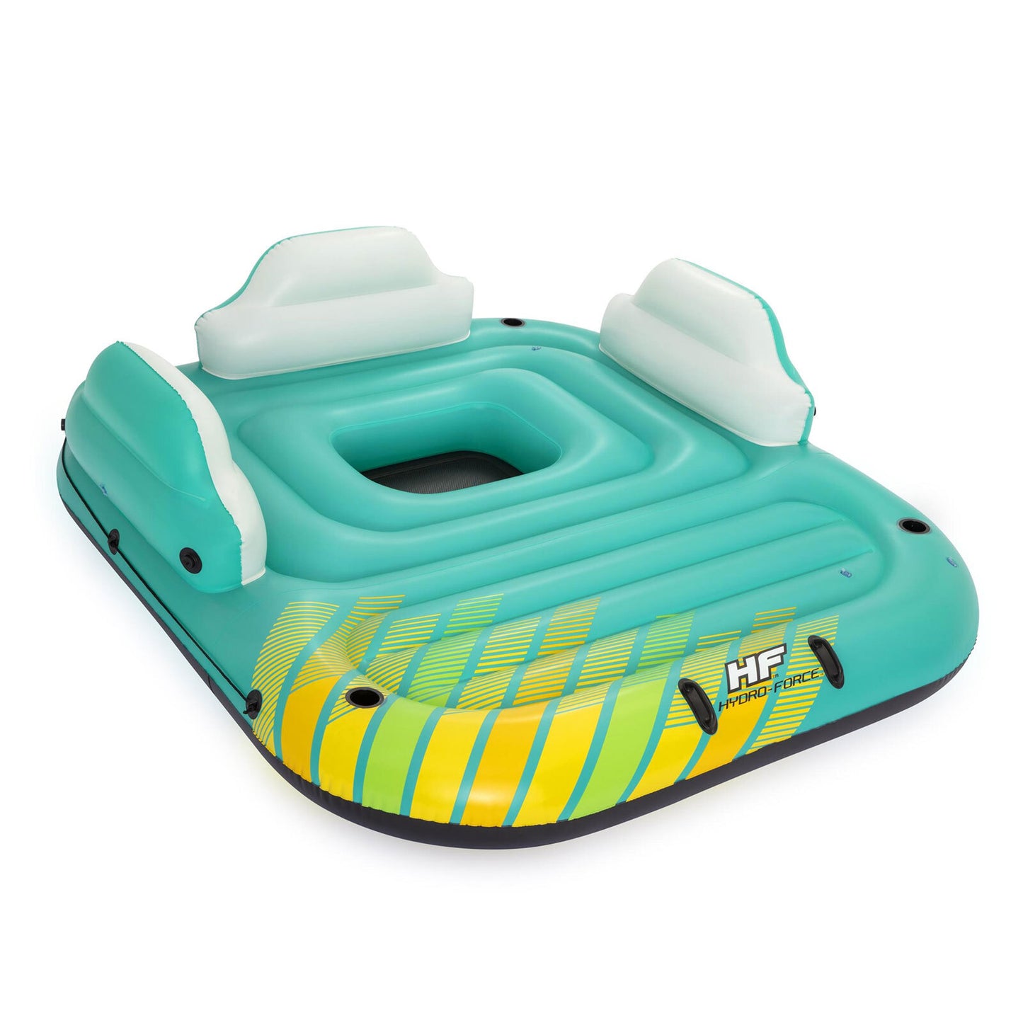 INFLATABLE POOL BEACH LAKE FLOAT Floating island with sunshade Part No.: S43407 Code No.: 17