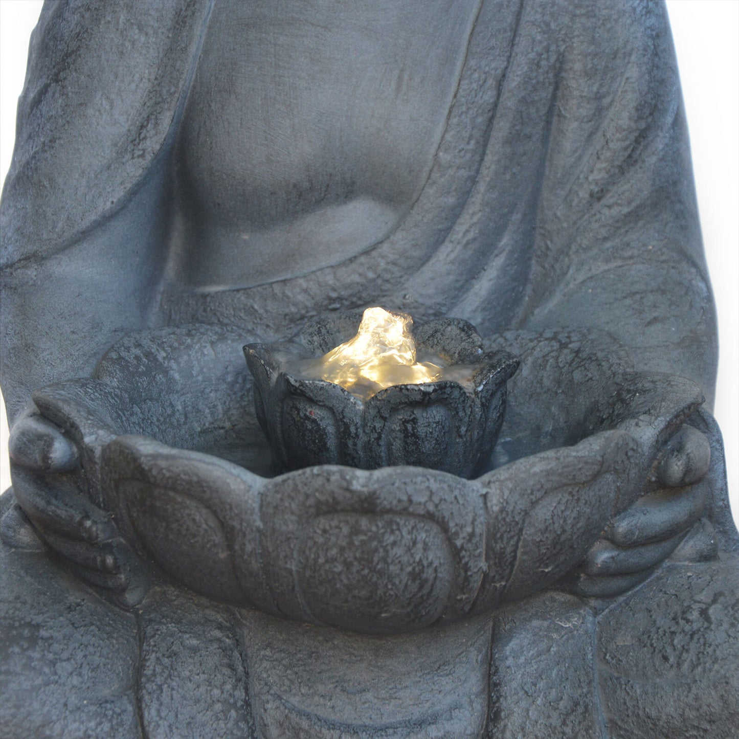 45cm Blossoming Buddha Water Feature Fountain with Light Part no: SBF45 Code:17