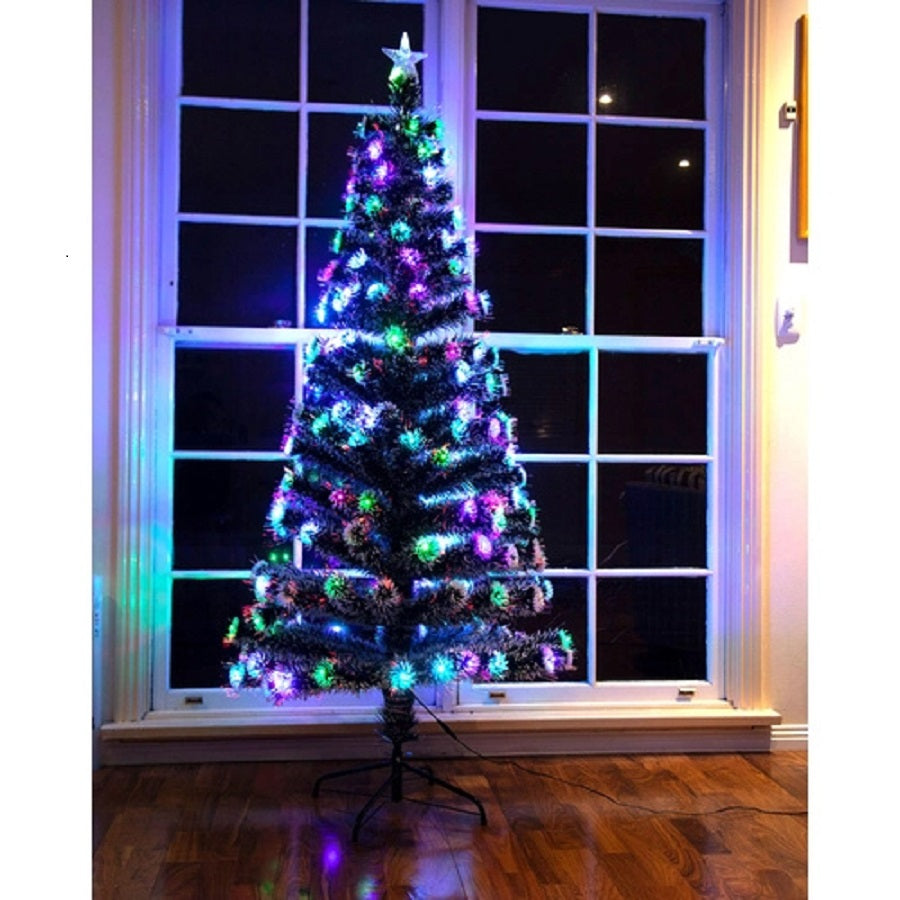 180cm Optic Fibre Snowy Christmas Tree with LED Light Part No.: SCT180 Code No.: 17