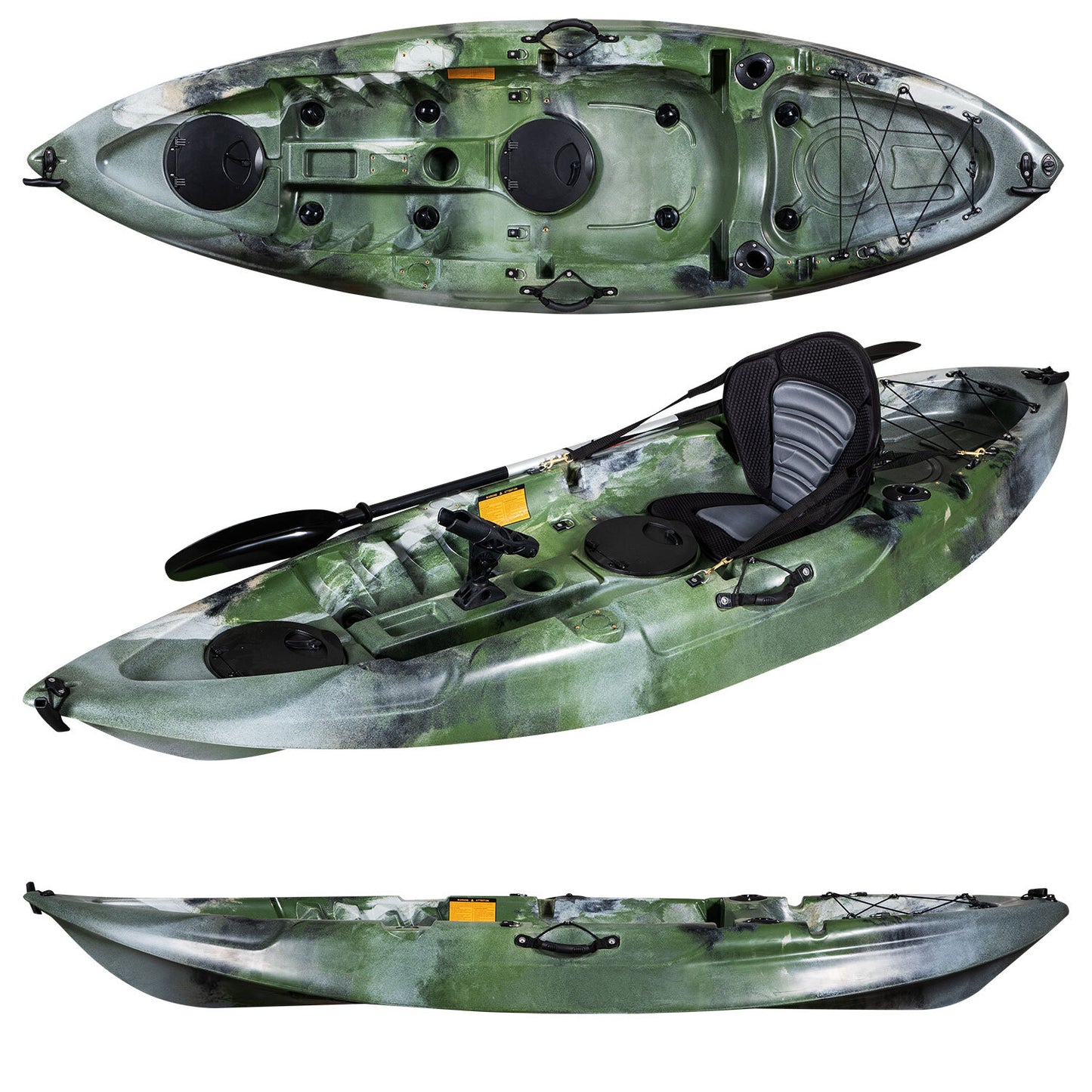 CAMO – Single sit on Fishing Kayak Camo Part No.: SFKM400 Code No. 17