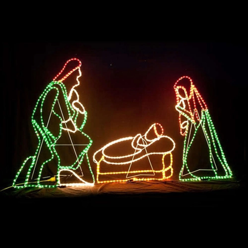 LED NATIVITY & CRIBS CHRISTMAS MOTIF ROPE LIGHT 225 cm Part No.: SSN-054 Code No.: 17