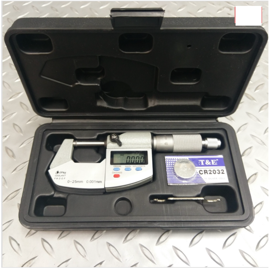 DIGITAL OUTSIDE MICROMETER IP65 Coolant Proof Part No.: IP65 Code 4