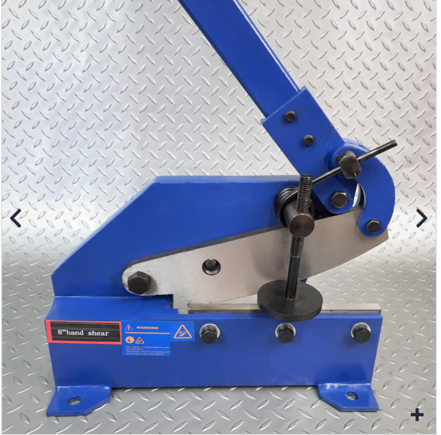 MANUAL HAND SHEAR Quality 200mm Metal Guillotine Cutter  Part No.: SHEAR200 Code 4