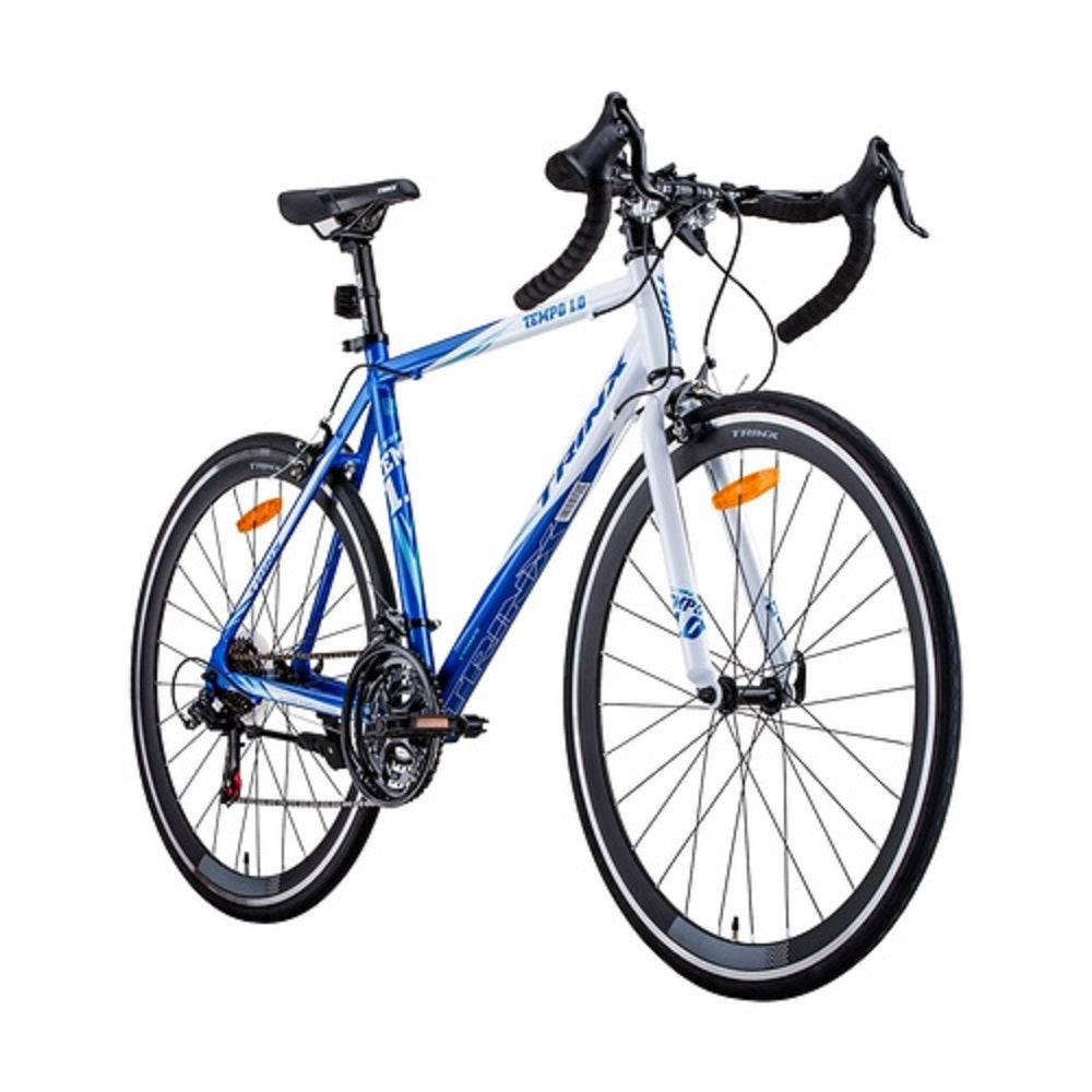 BIKE Road Bike 21 Speed 56cm Blue White Part No. STempo 56Blue Code No. 17