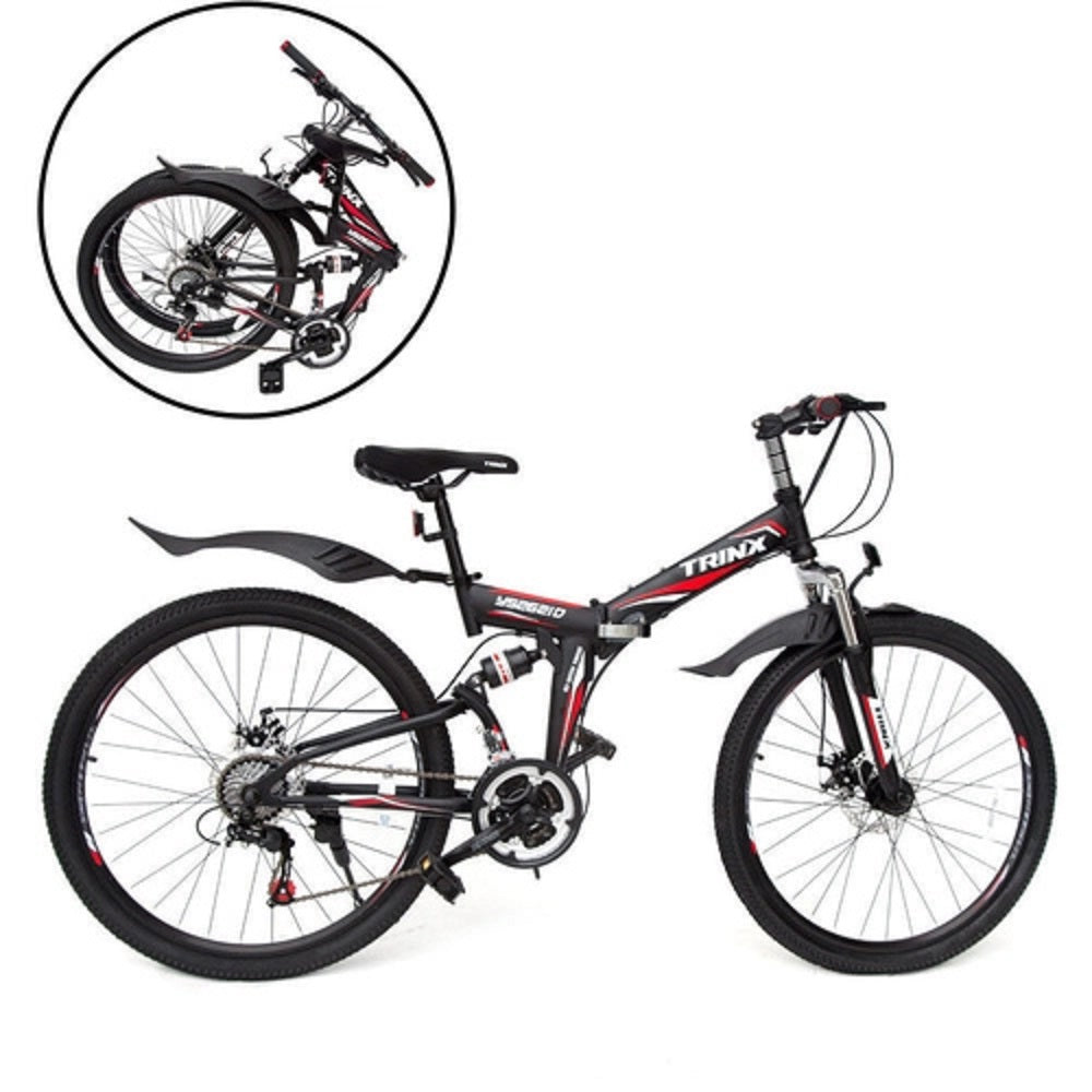 MOUNTAIN BICYCLE 26” folding 21 speed Black Colour Part No.: SYS2621 Code 17